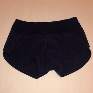 Royal Purple Lulu Lemon Speed Shorts